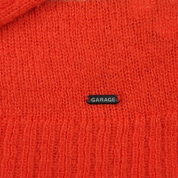 Garage Rugby Stripe Long Sleeve Sweater, Orange & Tan, Lg , Good Used Condition - Picture 8 of 13